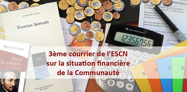 3e courrier de l'ESCN sur la situation financière de la Communauté